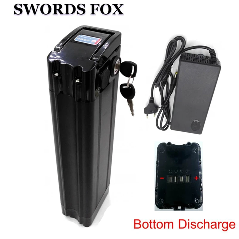 36V 20ah Bottom Discharge electric bike silver fish battery for 250W 500w motor Aluminum housing with Charger
36V 20ah Bottom Discharge electric bike silver fish battery for 250W 500w motor Aluminum housing with Charger