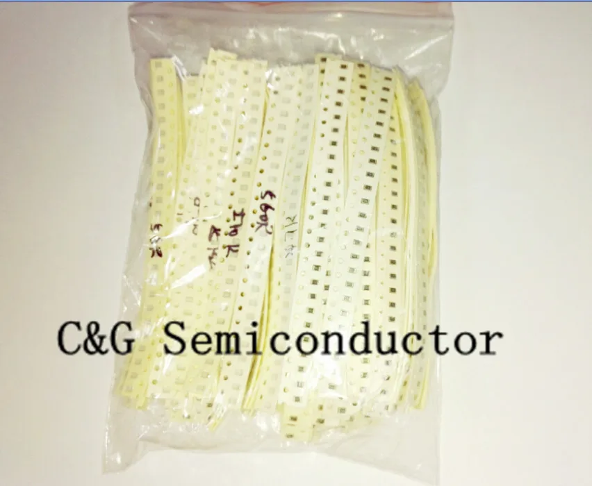 0805 SMD Resistors 10R-910 1% ,80valuesX25pcs=2000pcs, 0805 SMD Resistors Assorted Kit, Sample bag
0805 SMD Resistors 10R-910 1% ,80valuesX25pcs=2000pcs, 0805 SMD Resistors Assorted Kit, Sample bag