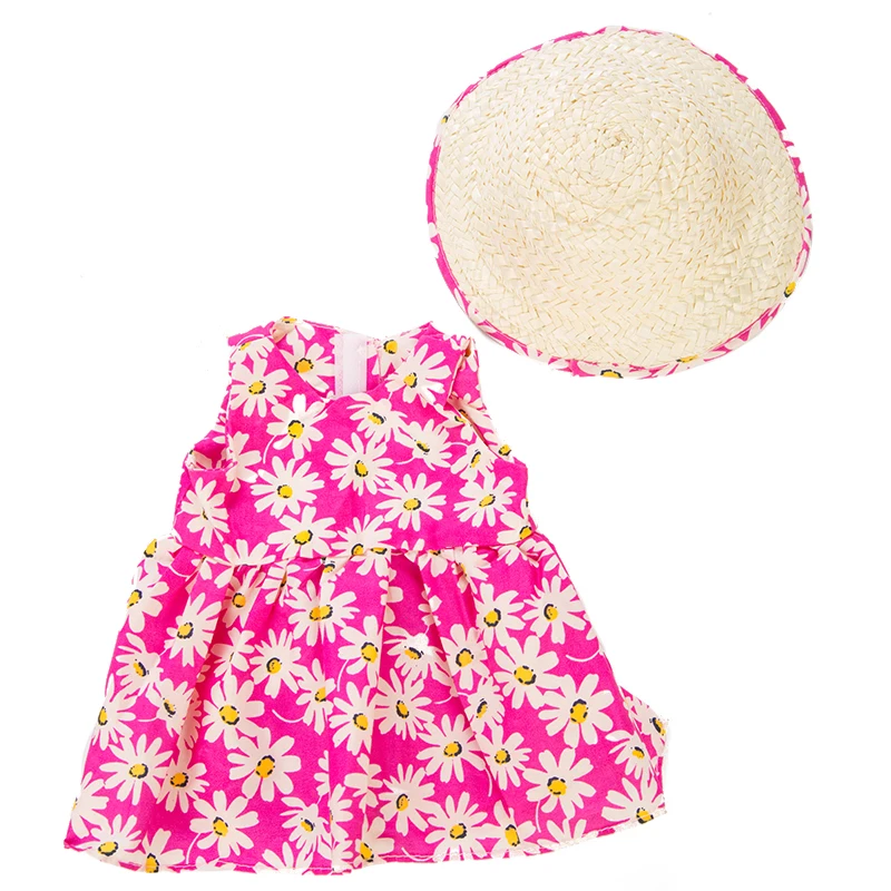 New Set Dress+Hat Wear fit for 43cm Baby Dolls , Children Best Birthday Gift(only sell clothes)
New Set Dress+Hat Wear fit for 43cm Baby Dolls , Children Best Birthday Gift(only sell clothes)