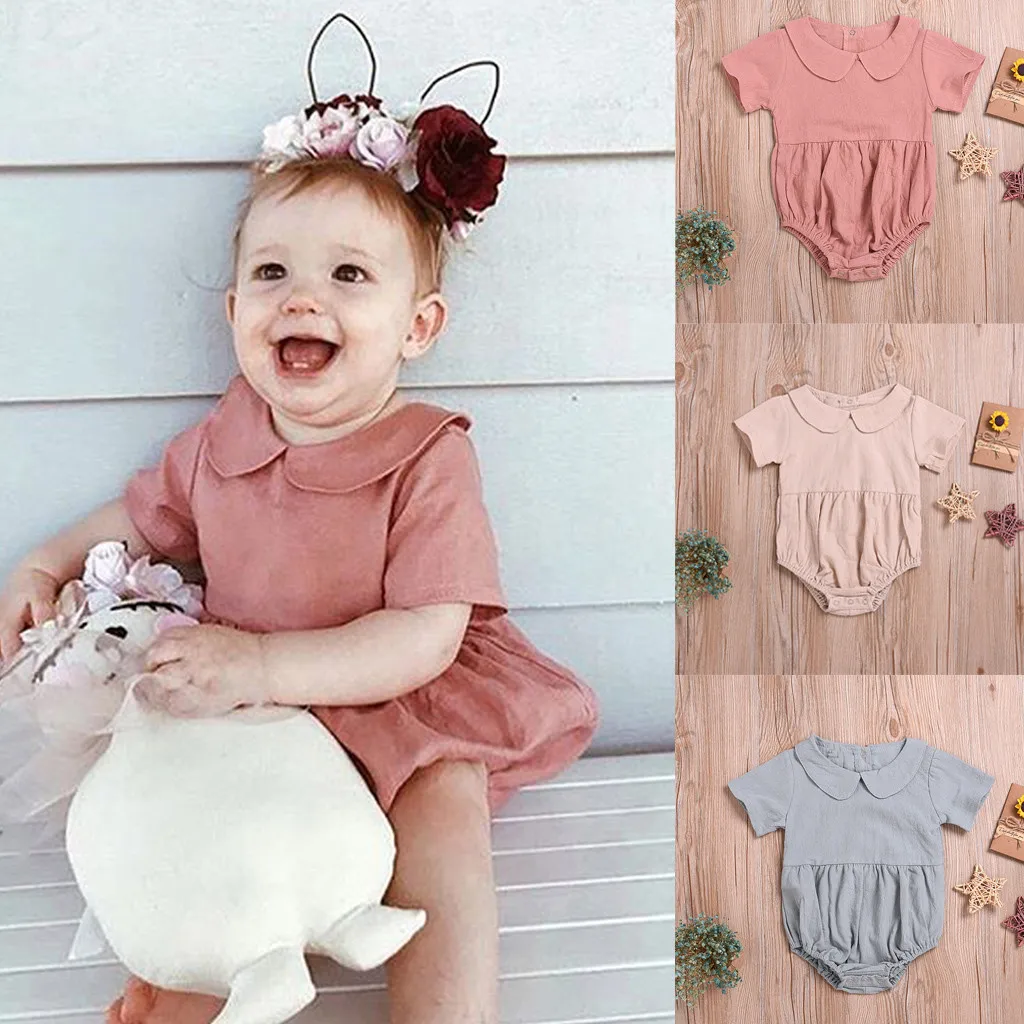 Summer 2019 Fashion Baby Bodysuit O-Neck Short Sleeve Kids Clothes Bodysuit Baby Girl Cotton Solid Casual Newborn Body For Girls
Summer 2019 Fashion Baby Bodysuit O-Neck Short Sleeve Kids Clothes Bodysuit Baby Girl Cotton Solid Casual Newborn Body For Girls