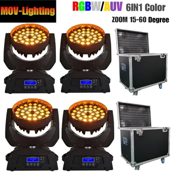Flycase DJ light copy robe 600 led 36x18w rgbwa uv moving head zoom strobe 4pcs light with 2 pcs 2 in 1 flight case package
Flycase DJ light copy robe 600 led 36x18w rgbwa uv moving head zoom strobe 4pcs light with 2 pcs 2 in 1 flight case package