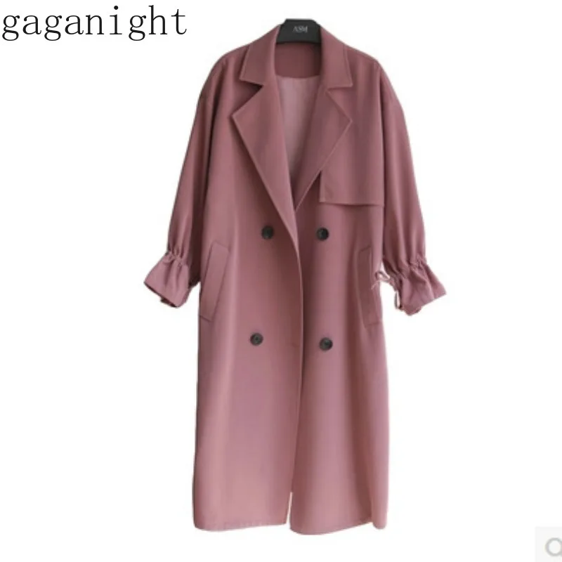Gaganight Women Spring Autumn Casual Long Trench Coat Solid Elegant Office Ladies Oversize Double Breasted Outwear Loose Thin
Gaganight Women Spring Autumn Casual Long Trench Coat Solid Elegant Office Ladies Oversize Double Breasted Outwear Loose Thin