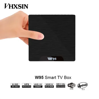 VHXSIN W95 10PCS Android 7.1 TV Box 2GB 16GB Amlogic S905W Quad Core 2.4G WiFi H.265 4K 30fps
VHXSIN W95 10PCS Android 7.1 TV Box 2GB 16GB Amlogic S905W Quad Core 2.4G WiFi H.265 4K 30fps