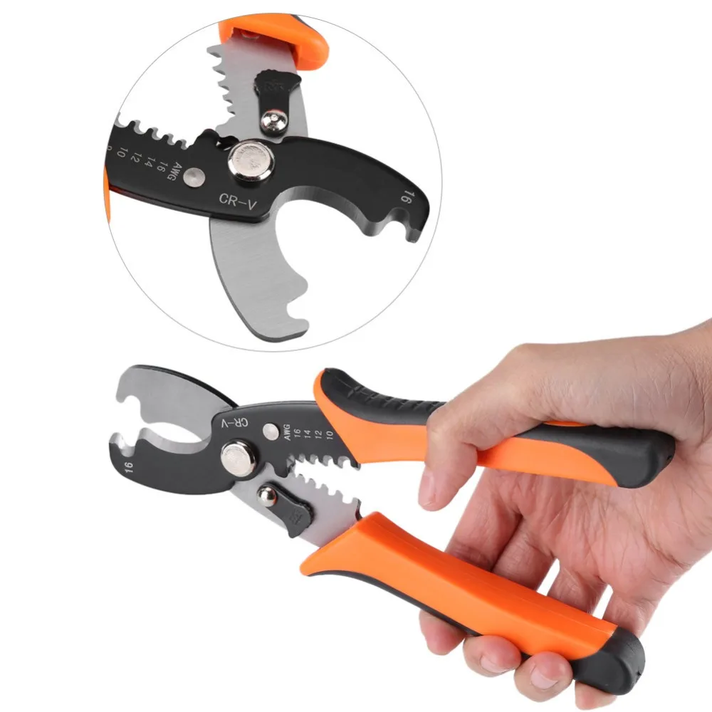 1Pcs Professional Wire Cable Stripper Cutter Stripping Pliers Electrician Cable Stripping Wire Wood Cutting Hand Tool Hot Sale
1Pcs Professional Wire Cable Stripper Cutter Stripping Pliers Electrician Cable Stripping Wire Wood Cutting Hand Tool Hot Sale