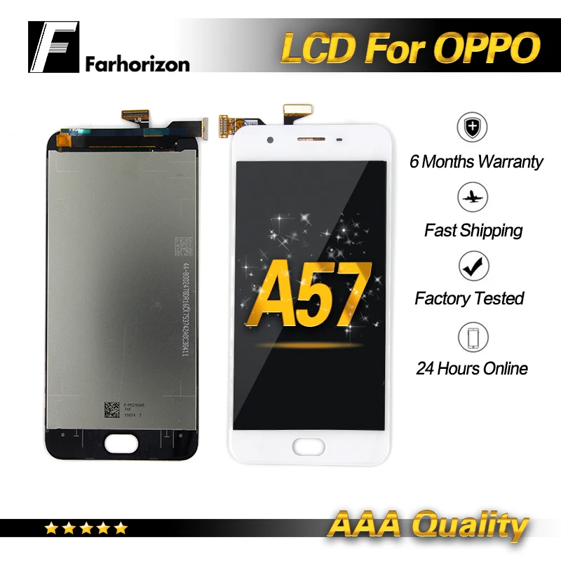 For OPPO A57 LCD Replacement Touch Screen Digitizer Assembly LCD Replacement For OPPO A57 No Dead Pixel & Free DHL Shipping
For OPPO A57 LCD Replacement Touch Screen Digitizer Assembly LCD Replacement For OPPO A57 No Dead Pixel & Free DHL Shipping