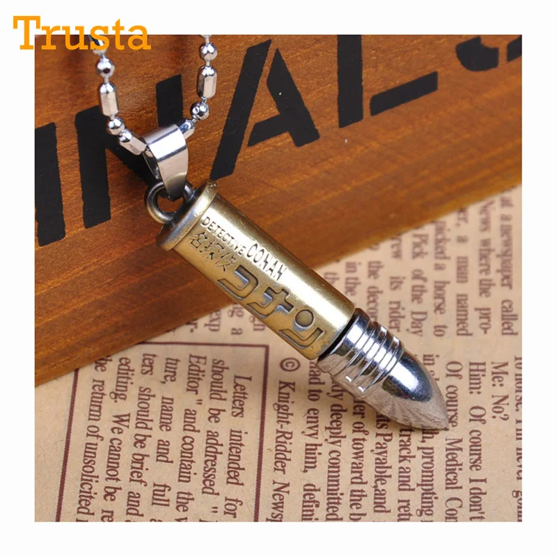 Trusta 2017 Men's Fashion Conan Bullet Pendant Necklace 20" Short Chain Perfect Gift M08 Drop Shipping
Trusta 2017 Men's Fashion Conan Bullet Pendant Necklace 20" Short Chain Perfect Gift M08 Drop Shipping