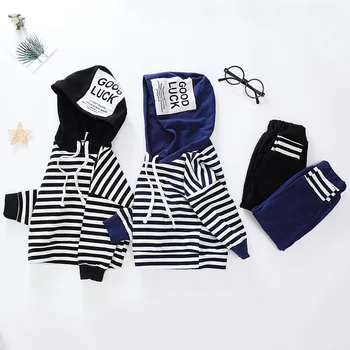 Baby Boys Clothing Sets 2019 Toddler Girl Fashion Outfits Striped Hoodie Set Fall Winter Clothes
Baby Boys Clothing Sets 2019 Toddler Girl Fashion Outfits Striped Hoodie Set Fall Winter Clothes