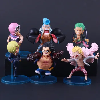 6Pcs ONE PIECE Luffy Brook Sanji Zoro Usopp Franky Donquixote Doflamingo Action Figure Doll Model Collection Figura Brinquedos
6Pcs ONE PIECE Luffy Brook Sanji Zoro Usopp Franky Donquixote Doflamingo Action Figure Doll Model Collection Figura Brinquedos