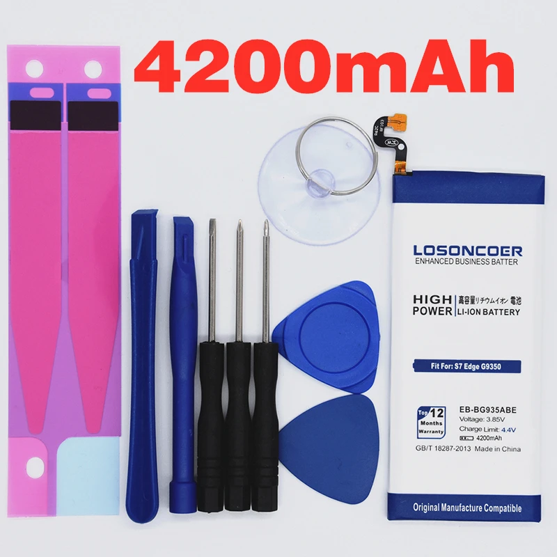 100% Original LOSONCOER EB-BG935ABE For Samsung Galaxy S7 Edge Battery G935F G9350 G935 G935FD G935P G935W8 G935A G935V/T G935R4
100% Original LOSONCOER EB-BG935ABE For Samsung Galaxy S7 Edge Battery G935F G9350 G935 G935FD G935P G935W8 G935A G935V/T G935R4