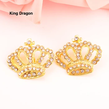 New Arrival 2018 Gold Rhinestone Crown Buttons Used On Craft Decoration 24MM 20pcs/lot Shank Back KD508
New Arrival 2018 Gold Rhinestone Crown Buttons Used On Craft Decoration 24MM 20pcs/lot Shank Back KD508