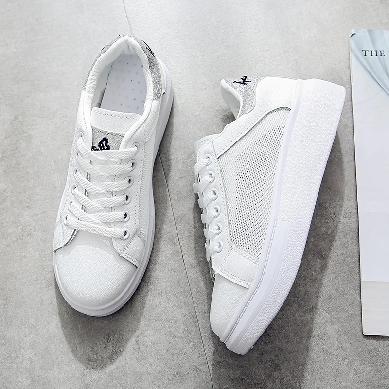 2019 Thick Bottom Woman Shoes Platform Sneakers Tenis Feminino Breathable Mesh Casual Women's Flat Shoes Summer Women Sneakers
2019 Thick Bottom Woman Shoes Platform Sneakers Tenis Feminino Breathable Mesh Casual Women's Flat Shoes Summer Women Sneakers
