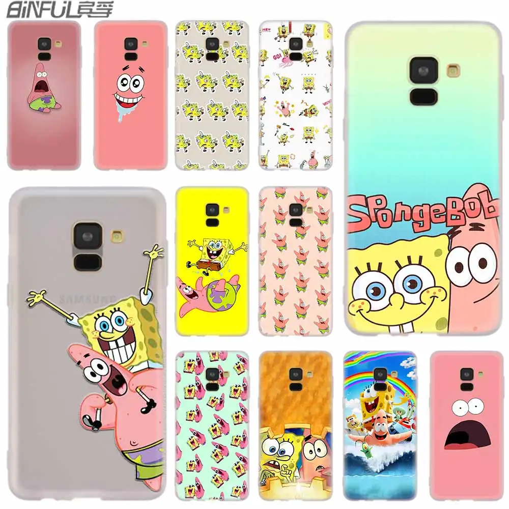Cover Silicone case For Samsung Galaxy A6 A8 A9 A7 A5 A3 Plus 2018 2017 2016 2015 A6S Star Sponge Bob And Patrick
Cover Silicone case For Samsung Galaxy A6 A8 A9 A7 A5 A3 Plus 2018 2017 2016 2015 A6S Star Sponge Bob And Patrick