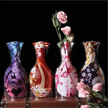 100pcs Plastic PVC Foldable Unbreakable Flower Vase Creative Household Novelty Items wen6388
100pcs Plastic PVC Foldable Unbreakable Flower Vase Creative Household Novelty Items wen6388