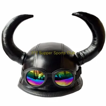 (1pc) High Quality Brand CG-HF666 Authentic Retro Leather Helmet Horns For Vintage Motorcycle Helmets With Goggle
(1pc) High Quality Brand CG-HF666 Authentic Retro Leather Helmet Horns For Vintage Motorcycle Helmets With Goggle