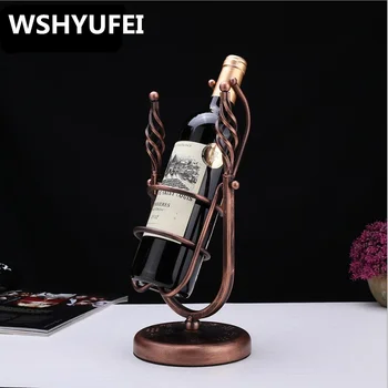 WSHYUFEI Wine Holder 180 rotation Wine Shelf Metal Figurine Practical Figurine Wine Rack For Bottle Office Home Decor Craft
WSHYUFEI Wine Holder 180 rotation Wine Shelf Metal Figurine Practical Figurine Wine Rack For Bottle Office Home Decor Craft
