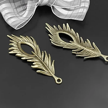 (28077)10PCS 70x27MM Antique Bronze Zinc Alloy Peacock Feathers Pendants Diy Jewelry Findings Accessories Wholesale
(28077)10PCS 70x27MM Antique Bronze Zinc Alloy Peacock Feathers Pendants Diy Jewelry Findings Accessories Wholesale