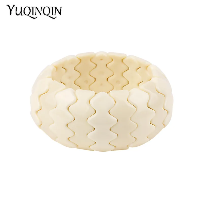 Classic Resin Cuff Fashion Wide Bracelets Bangles for Women Stretch Acrylic Link Bracelets Female Charm Wedding Gifts Jewelry
Classic Resin Cuff Fashion Wide Bracelets Bangles for Women Stretch Acrylic Link Bracelets Female Charm Wedding Gifts Jewelry
