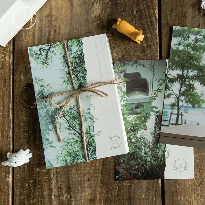 30 Sheets/Set Novelty Green Landscape Photography Postcard Greeting Card Message Card Birthday Gift Card
30 Sheets/Set Novelty Green Landscape Photography Postcard Greeting Card Message Card Birthday Gift Card