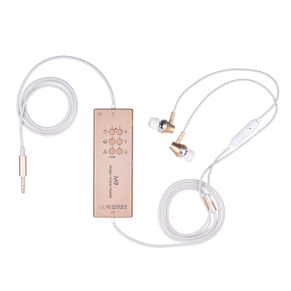 Headphones Sound Card Earphones Earbuds 5 Special Sound Effects 4 Changed Voices Dodge Reverberation Function for Broadcast Live
Headphones Sound Card Earphones Earbuds 5 Special Sound Effects 4 Changed Voices Dodge Reverberation Function for Broadcast Live