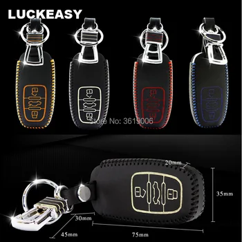 LUCKEASY High Quality Leather Remote Key Case Cover Holder For Audi A4L A8L A6 LQ5 Q3 Q7
LUCKEASY High Quality Leather Remote Key Case Cover Holder For Audi A4L A8L A6 LQ5 Q3 Q7