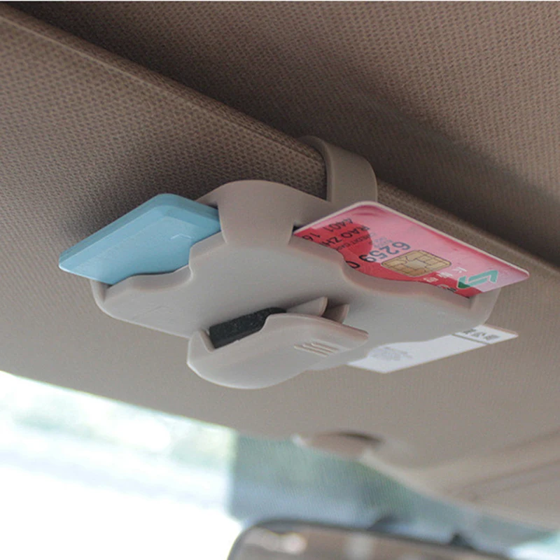 Car Sun Visor Card Holder Using for ID Credit VIP Highway Card Organizer Storage with Glasses Clip Auto Interior Accessories
Car Sun Visor Card Holder Using for ID Credit VIP Highway Card Organizer Storage with Glasses Clip Auto Interior Accessories