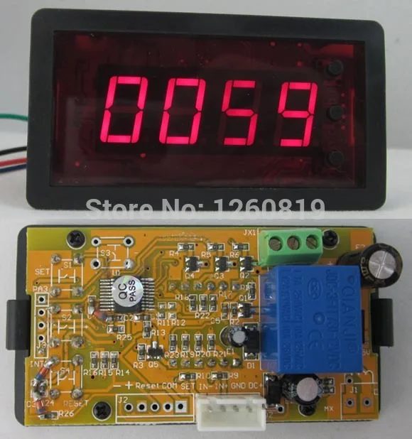 DC 12V 4 Digits Red LED Digital Counter Meter Up Down Totalizer with Relay Output Panel Counter Meter
DC 12V 4 Digits Red LED Digital Counter Meter Up Down Totalizer with Relay Output Panel Counter Meter