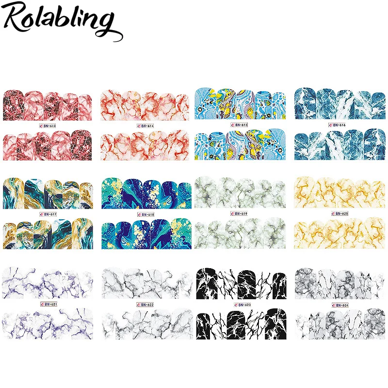 12PCS/SET Marble Design Nail Art Water Decals Full Cover Stickers For Nails DIY stickers for nails accessories manicure wraps
12PCS/SET Marble Design Nail Art Water Decals Full Cover Stickers For Nails DIY stickers for nails accessories manicure wraps