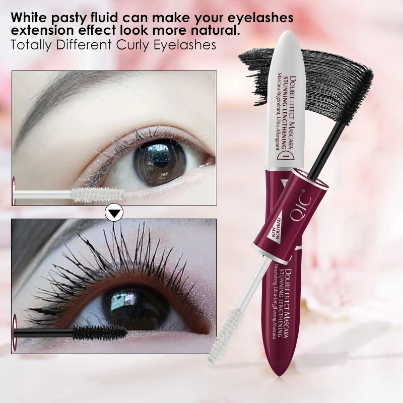 Black White Double Ended Mascara 4D Silk Fiber Thick Curling Eyelash Extensions Eyes Fast Dry Waterproof Eyes Makeup Cosmetic
Black White Double Ended Mascara 4D Silk Fiber Thick Curling Eyelash Extensions Eyes Fast Dry Waterproof Eyes Makeup Cosmetic