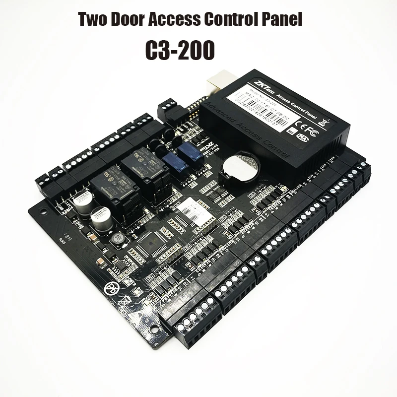 IP-based Two Door Access Control Panel ZK C3-200 security solutions access control for Double Door Lock
IP-based Two Door Access Control Panel ZK C3-200 security solutions access control for Double Door Lock