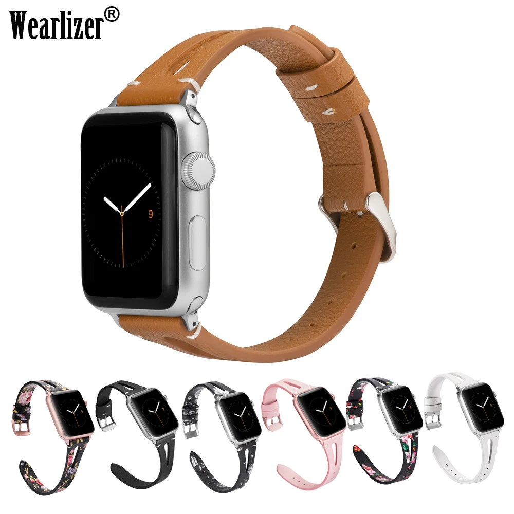 Wearlizer Slim Fit Loop Band for Apple Watch Leather Band 40mm 44mm for iwatch 38mm 42mm Strap Series 4 3 2 1
Wearlizer Slim Fit Loop Band for Apple Watch Leather Band 40mm 44mm for iwatch 38mm 42mm Strap Series 4 3 2 1