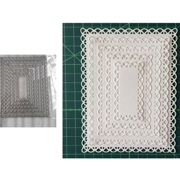 5PCS/Set Special Rectangle Lace Metal Cutting Dies Crafts Card Album Embossing Promotion Stencil Scrapbooking New 2019
5PCS/Set Special Rectangle Lace Metal Cutting Dies Crafts Card Album Embossing Promotion Stencil Scrapbooking New 2019