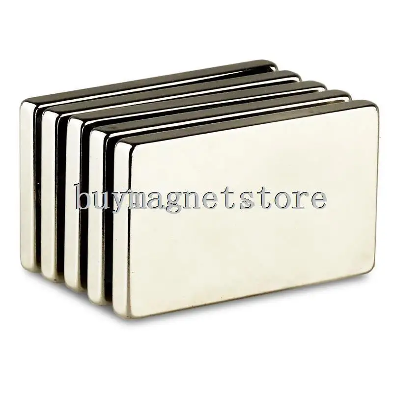 Lot 2pcs Super Strong N35 Block Slice Magnets 50 x 30 * 5 mm Rare Earth Neodymium magnets
Lot 2pcs Super Strong N35 Block Slice Magnets 50 x 30 * 5 mm Rare Earth Neodymium magnets