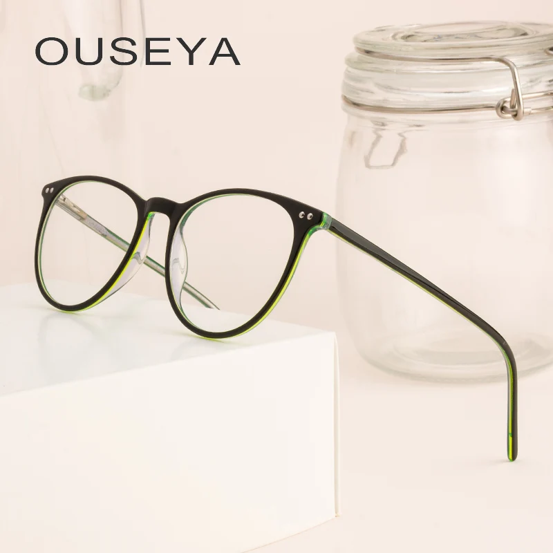 Acetate Eyeglasses For Women Fashion Ultra Light Retro Oval Clear Transparent Armacoes De Glasses Frame Female #CB3925
Acetate Eyeglasses For Women Fashion Ultra Light Retro Oval Clear Transparent Armacoes De Glasses Frame Female #CB3925