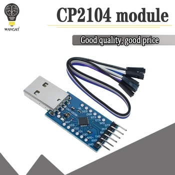 CP2104 USB 2.0 to TTL UART 6PIN Module Serial Converter STC PRGMR Replace CP2102 With Dupont Cables
CP2104 USB 2.0 to TTL UART 6PIN Module Serial Converter STC PRGMR Replace CP2102 With Dupont Cables