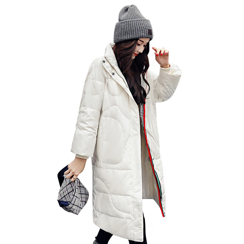 2018 Autumn And Winter Long Down Jackets Star Same Style Knee Length Thicken Loose Women's Down Coat Female Snow Outerwears
2018 Autumn And Winter Long Down Jackets Star Same Style Knee Length Thicken Loose Women's Down Coat Female Snow Outerwears