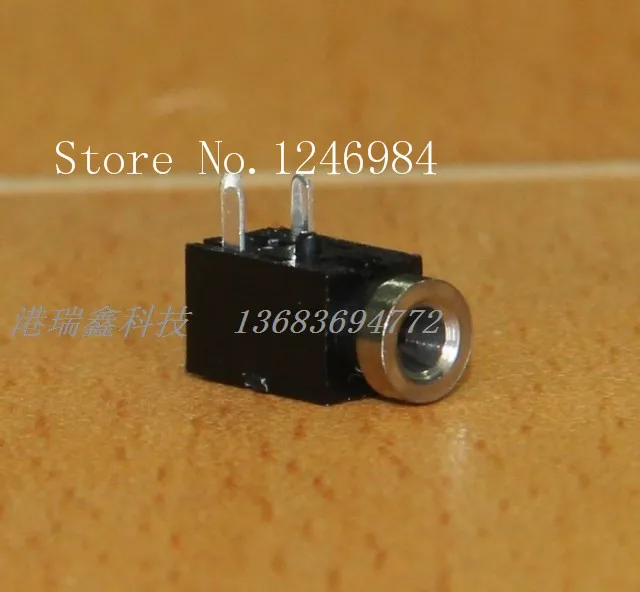 

[SA]M2.5 dual-channel stereo headphone jack DC connector socket ST-003 Hong Kong Ruixin GRX Earphone Jack---200pcs/lot