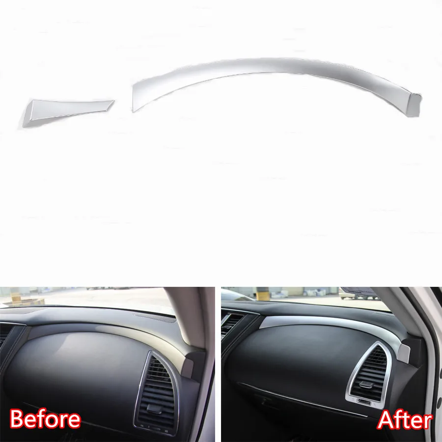 YAQUICKA Car Interior Dashboard Left and Right Side Decoration Strips Trim Bezel Sticker For Nissan Patrol 2017 Accessory
YAQUICKA Car Interior Dashboard Left and Right Side Decoration Strips Trim Bezel Sticker For Nissan Patrol 2017 Accessory