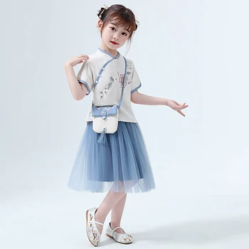 Hanfu Costume Chinese Style Kids Tang Suit Chinese Ancient And Traditional Clothes Girls Hanfu Dress Folk Dance Clothing DQL768
Hanfu Costume Chinese Style Kids Tang Suit Chinese Ancient And Traditional Clothes Girls Hanfu Dress Folk Dance Clothing DQL768