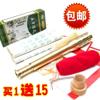 Free shipping Extra large pure copper moxibustion stick utensils moxa roll moxa stick
Free shipping Extra large pure copper moxibustion stick utensils moxa roll moxa stick