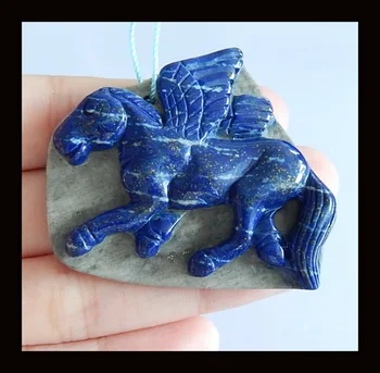 Natural Gemstone Jewelry Carved Horse Lapis Lazuli fashion Pendant Bead,40x47x8mm,20.5g
Natural Gemstone Jewelry Carved Horse Lapis Lazuli fashion Pendant Bead,40x47x8mm,20.5g