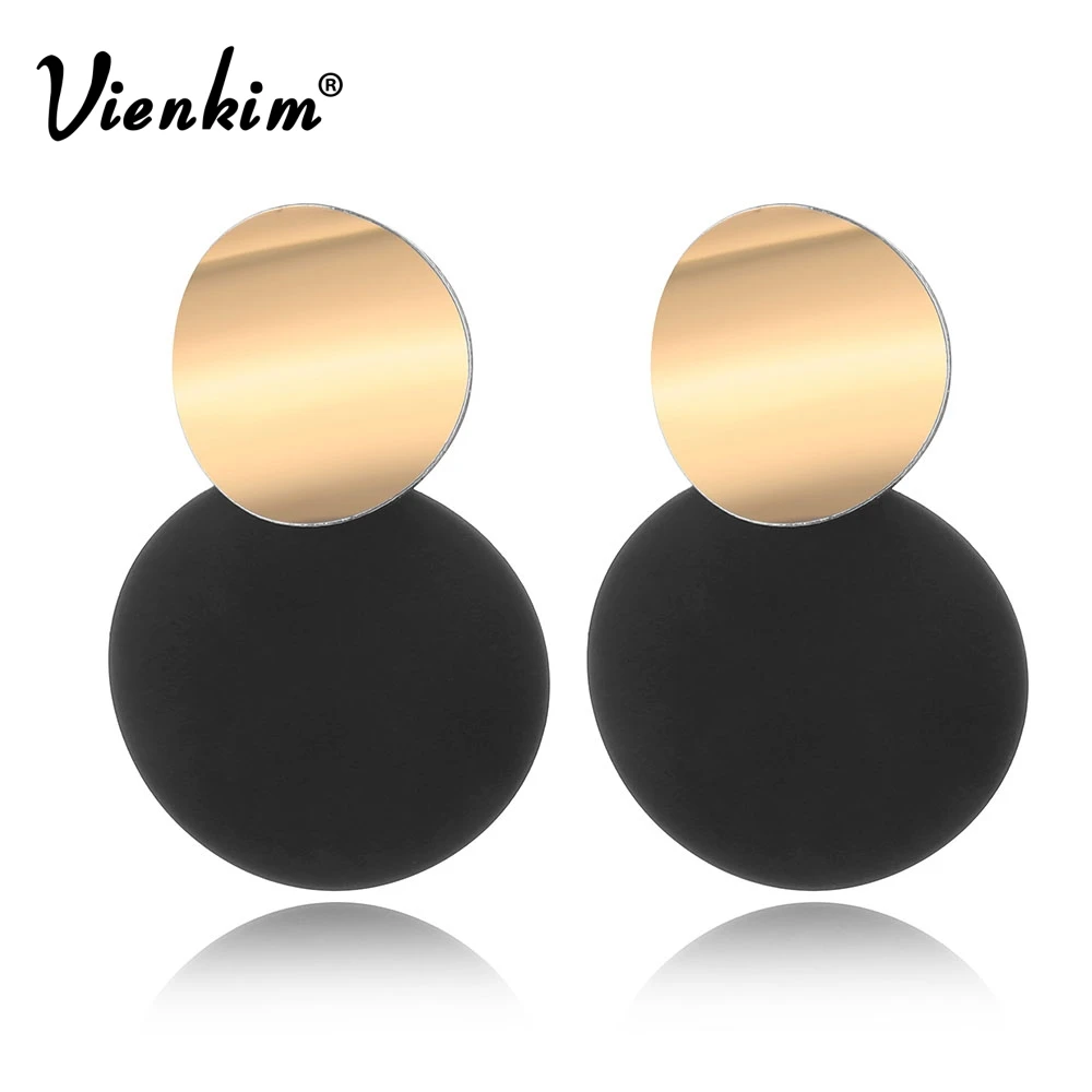 Vienkim Fashion Modern Round Drop Earring For Women Girl Creative Charm Earrings Women Party Jewelry Trendy Minimalist Statement
Vienkim Fashion Modern Round Drop Earring For Women Girl Creative Charm Earrings Women Party Jewelry Trendy Minimalist Statement