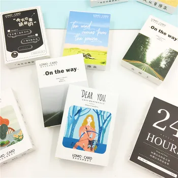 1pcs LOMO Small Card Boxed Blessing Thanks Declared Message Card Word Card Beautiful Mini Blank Notes Greeting Card
1pcs LOMO Small Card Boxed Blessing Thanks Declared Message Card Word Card Beautiful Mini Blank Notes Greeting Card
