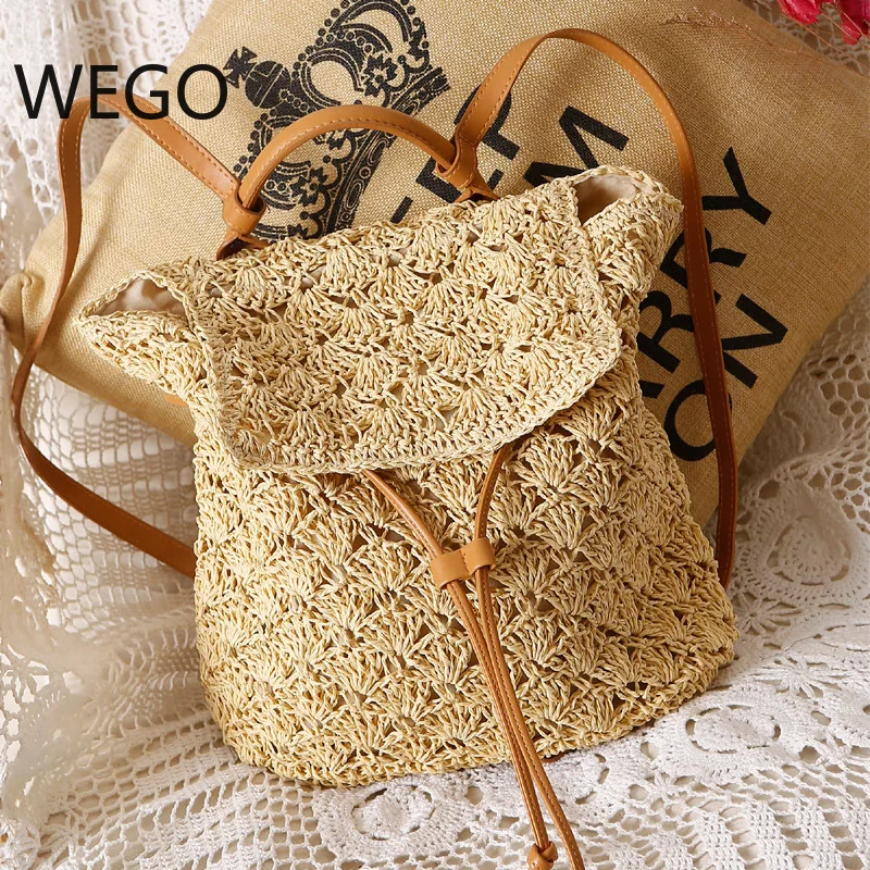 Summer Women Retro Hollow boho Straw Backpacks Drawstring Beach Travel Girls Casual Shoulder Bag Handmade Floral Small Backpack
Summer Women Retro Hollow boho Straw Backpacks Drawstring Beach Travel Girls Casual Shoulder Bag Handmade Floral Small Backpack