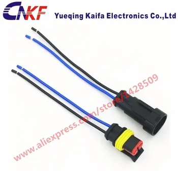 5 Sets Tyco/Amp 2 Pin Female Male Auto Connector Sealed Waterproof Plug With Automobile Wire Harness 15326801/13510085 282104-1
5 Sets Tyco/Amp 2 Pin Female Male Auto Connector Sealed Waterproof Plug With Automobile Wire Harness 15326801/13510085 282104-1