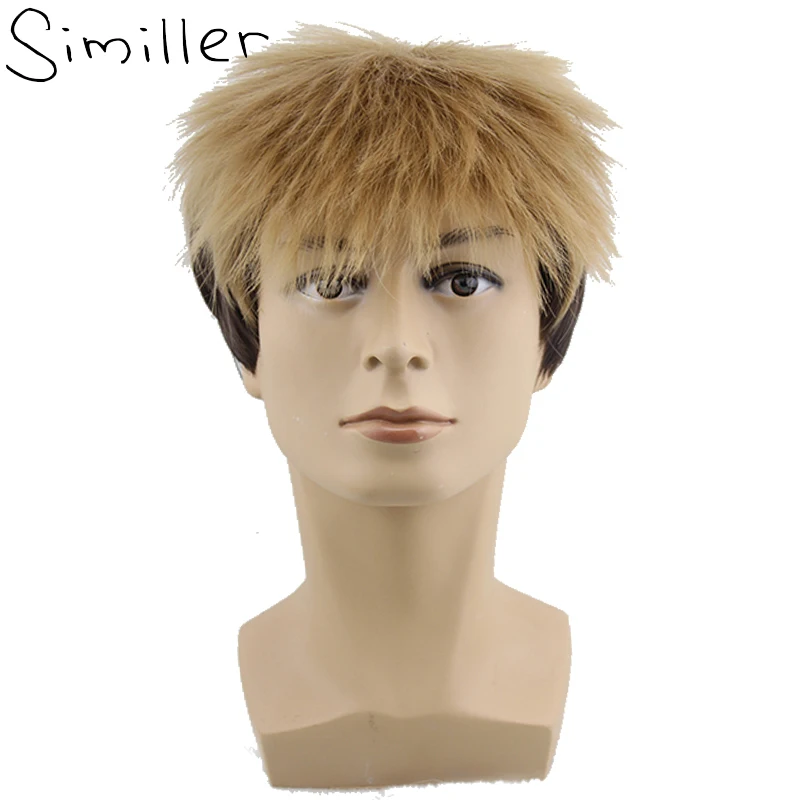 Similler Short Fluffy Straight Full Bang Machine Made Synthetic Hair Wig For Men Cosplay Nature Black Mixed Colors
Similler Short Fluffy Straight Full Bang Machine Made Synthetic Hair Wig For Men Cosplay Nature Black Mixed Colors