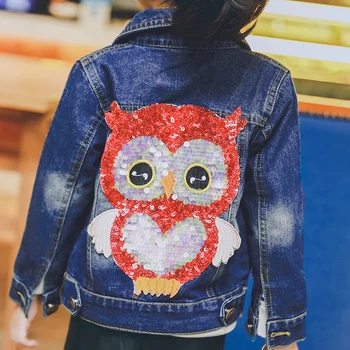 1-6Yrs Baby Girls Denim Jackets Coats New 2019 Autumn Children Outwear Coat Cartoon Sequins Owl Brand Girls Kids Denim Jacket
1-6Yrs Baby Girls Denim Jackets Coats New 2019 Autumn Children Outwear Coat Cartoon Sequins Owl Brand Girls Kids Denim Jacket