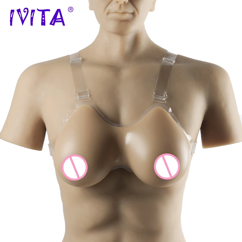 IVITA 2000g Full Silicone Breast Forms With Shoulder Straps For Cosplay Drag Queen Transvestite Fake Boobs Enhancer Hot Breast
IVITA 2000g Full Silicone Breast Forms With Shoulder Straps For Cosplay Drag Queen Transvestite Fake Boobs Enhancer Hot Breast