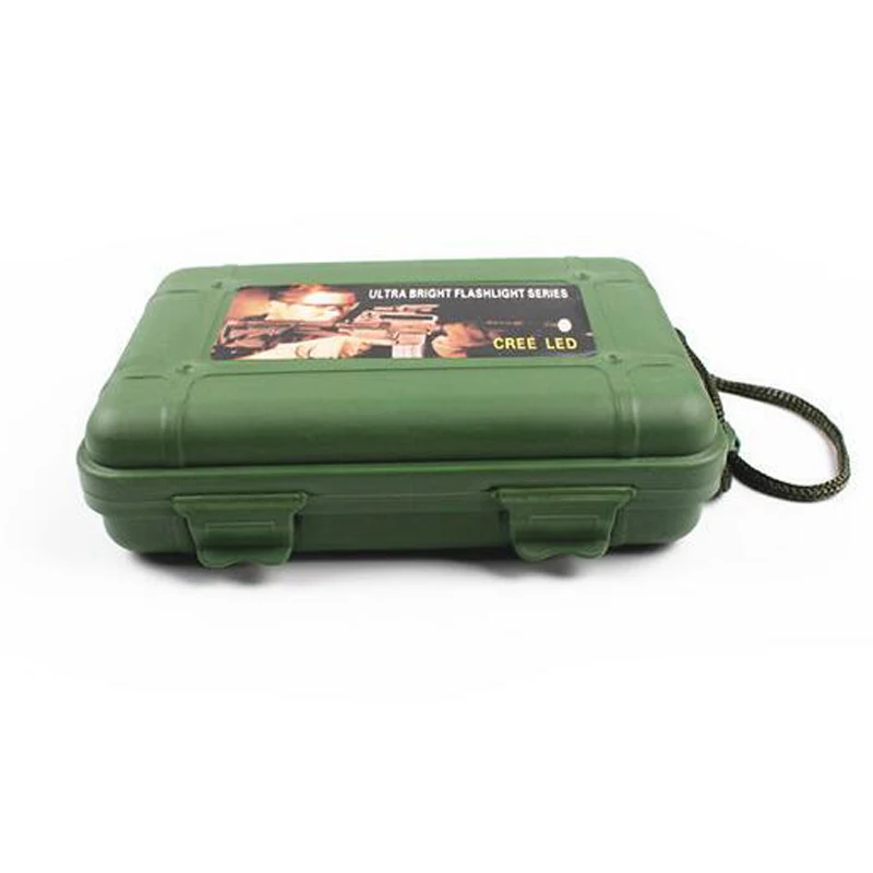 175*115*50mm Waterproof Anti Fall Green Plastic Storage Box For Flashlight Light Torch Lamp Battery Charger Case Holder
175*115*50mm Waterproof Anti Fall Green Plastic Storage Box For Flashlight Light Torch Lamp Battery Charger Case Holder