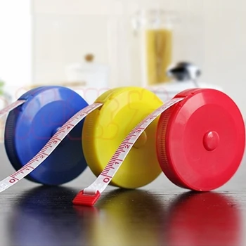 Mini Portable Retractable Ruler Multicolor Tape Measure Sewing Cloth Dieting Tailor 150CM Cute Style 1Pc Random Color
Mini Portable Retractable Ruler Multicolor Tape Measure Sewing Cloth Dieting Tailor 150CM Cute Style 1Pc Random Color