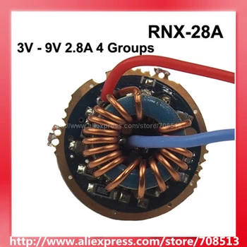 RNX-28A 3V - 9V 2.8A 1 or 2 cells 4 Groups 2 to 5-Mode Driver Circuit Board for Cree XM-L / XHP / MT-G2
RNX-28A 3V - 9V 2.8A 1 or 2 cells 4 Groups 2 to 5-Mode Driver Circuit Board for Cree XM-L / XHP / MT-G2